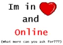 In love and online