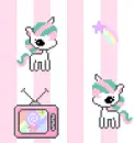 cute unicorn t.v 