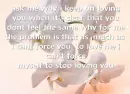 cant stop loving