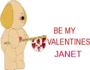 BE MY VALENTINES JANET