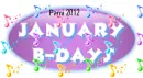 January Birthdays - bdays - ggr