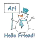 Snowman - Hello Friend - Ari