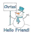 Snowman - Hello Friend - Chrissi