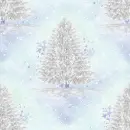 Seamless Back Blue Winter