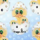 Easter Ducks - background - easter
