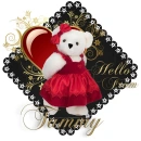 Valentine Bear - Jenny