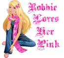 Robbie Loves Her Pink