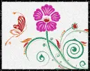 Flower & Butterfly