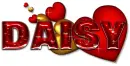 Daisy-Red Hearts