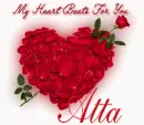 My heart beats for you Atta