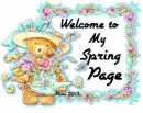 Welcome to my Spring page