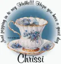 Popping in to say Hello Chrissi