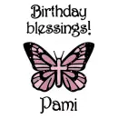 Birthday Butterfly - Pami
