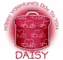 Happy Valentine's day to you Daisy