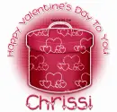 Happy Valentine's day  to you  Chrissi