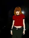 Girl ready for a scene