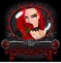 Wild Dark Rose Globe