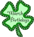 March Birthdays - mar bdays - ggr - fg