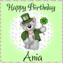 Ania - Birthday is March 12th - mar bdays