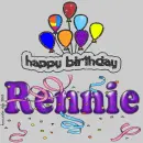 Rennie - Happy Birthday - Colorful
