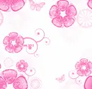 Pink flowers - background