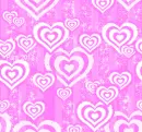 Pink hearts - background