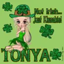 Tonya - Not Irish - Just Kissable