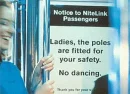 Ladies, No dancing
