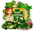 Happy St.Patrick's day-Deb