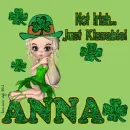 Anna - Not Irish - Shamrocks