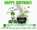 Happy Birthday  Ania