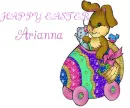HAPPY EASTER ARIANNA