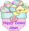 HAPPY EASTER JANET