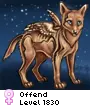 Brown wolf