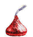 red hershey kiss