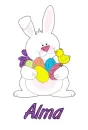 Easter Bunny with Friend - Alma