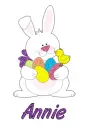 Easter Bunny with Friend - Annie