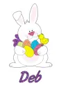 Easter Bunny with Friend - Deb