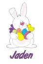 Easter Bunny with Friend - Jaden - for Kim