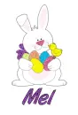 Easter Bunny with Friend - Mel