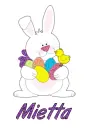 Easter Bunny with Friend - Mietta