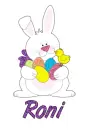 Easter Bunny with Friend - Roni