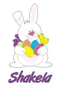 Easter Bunny with Friend - Shakela