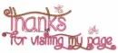 thanks for visiting my page