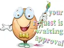 your request is waiting approval