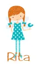 Bluebird of Happiness Angel - Rita