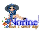 Norine - Girl - Flowers