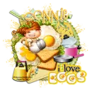 I Love Eggs-Connie