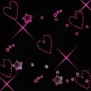 Blinking Pink Stars