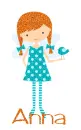 Bluebird of Happiness Angel - Anna